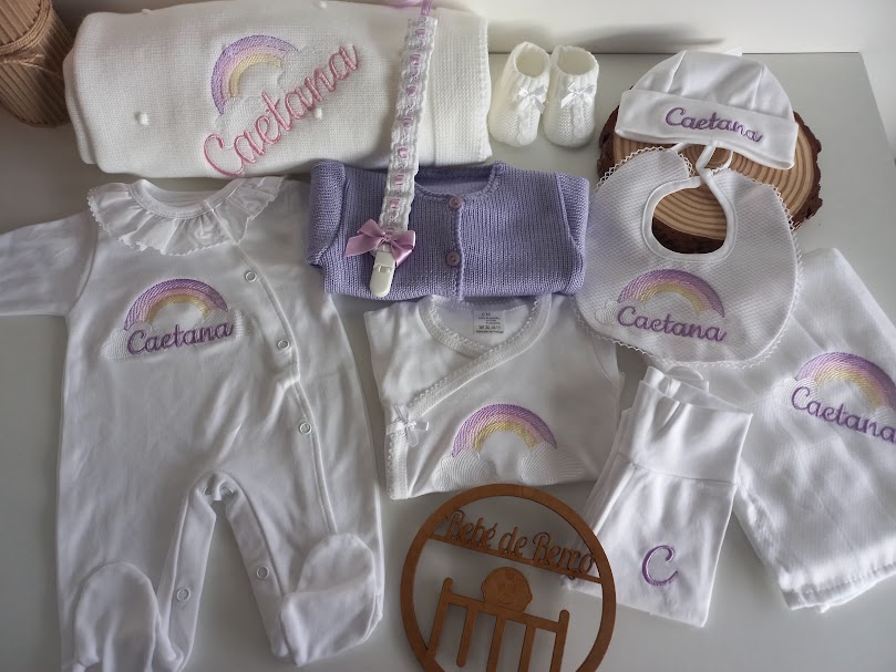 Pack Bebé Arco Irís ou Borboletas (10 Peças)