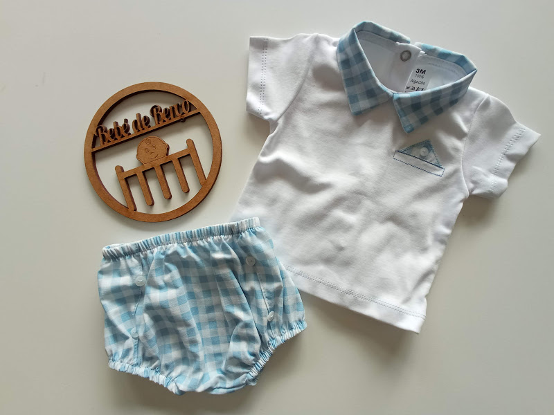 T-shirt com Tapa Fralda Menino