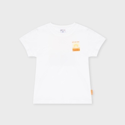 T-shirt branca Anti Bad Vibe