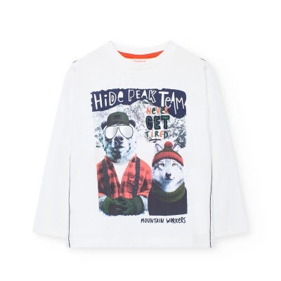 Camiseta malha para menino