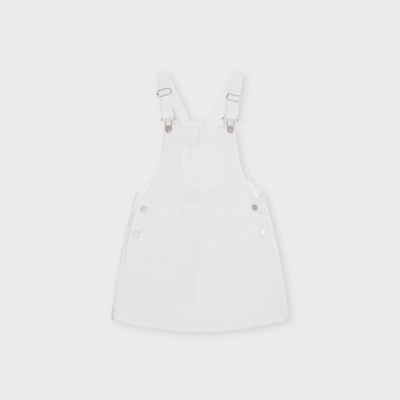 Jardineira Calção branco