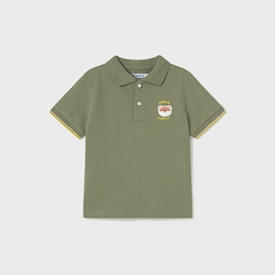 Polo m/curta aplicações