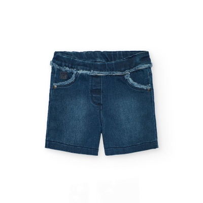 Bermuda denim do bébé