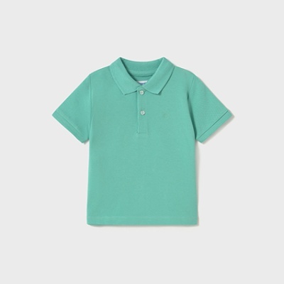 Polo m/curta granito básico