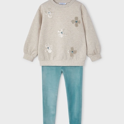 Conj. leggings lantejoulas