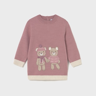 Vestido tricot jacquard