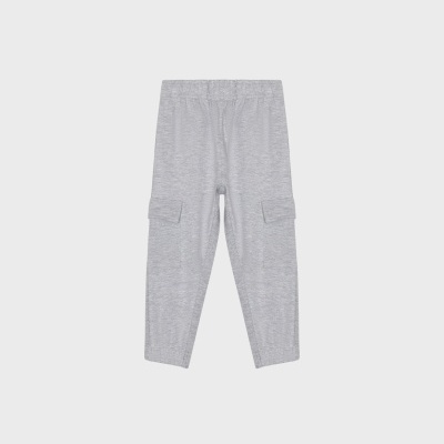 Calça felpa cinzenta