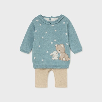 Conj. leggings tricot