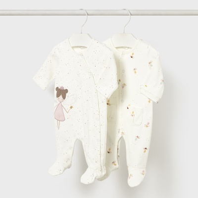 Set 2 fatos bebé interlock