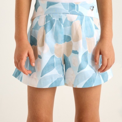 Saia calça estampada