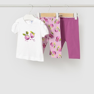 Conj. 2 leggings curtos