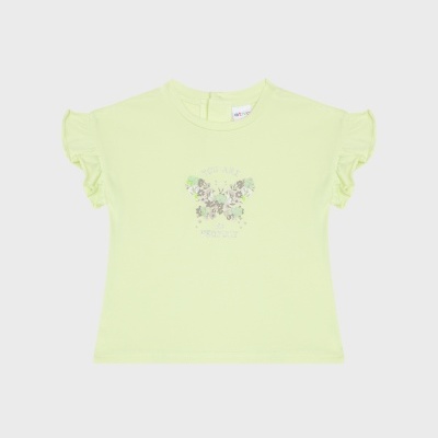 T-Shirt Verde Borboleta