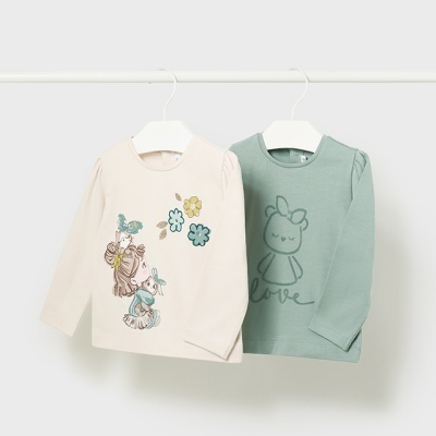 Pack 2 camisetas m/comp.