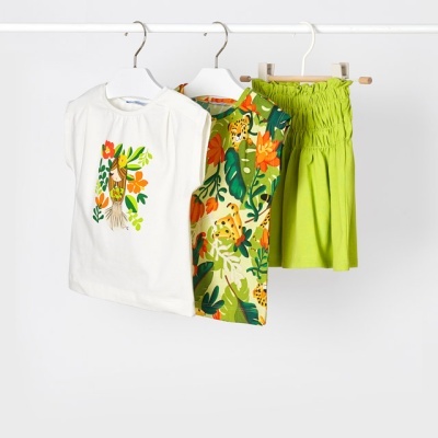 Conjunto 3 peças saia