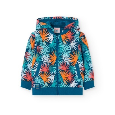 Casaco felpa estampado do bébé estampado