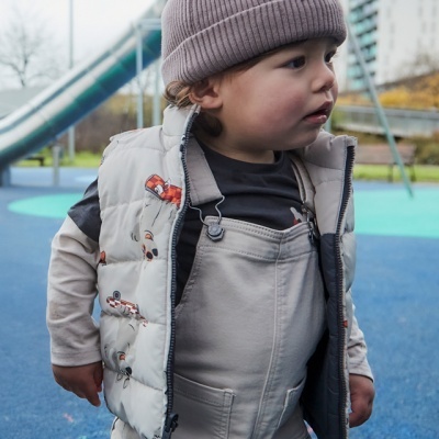 Jardineira sarja soft