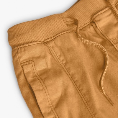 Calças gabardina elástica do bébé
