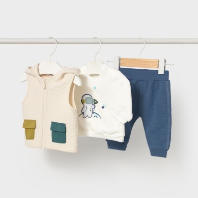 Fato treino 3 peças colete