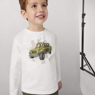 Camiseta m/comp. carro