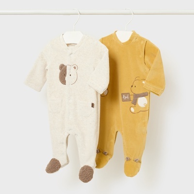 Set 2 fato bebé tundosado