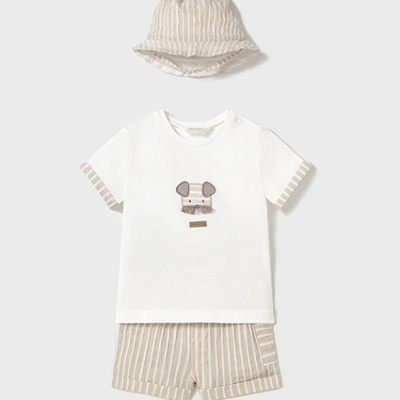 Conj. calça camisola gorro