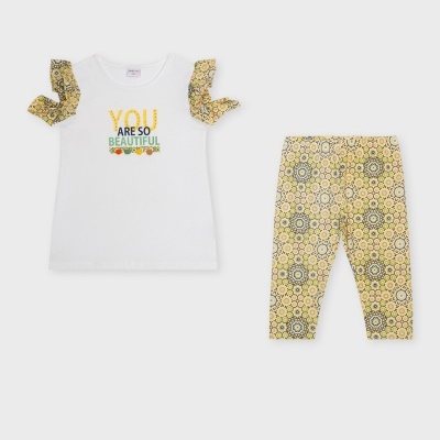 Conjunto Legging amarelo