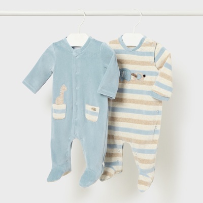 Set 2 fato bebé tundosado