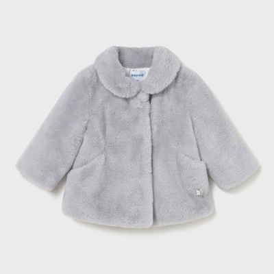 Casaco comprido de pelo