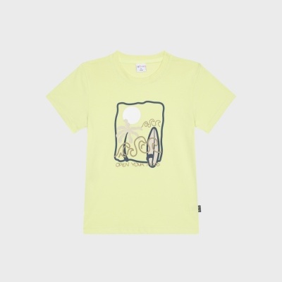 T-Shirts amarelo surf