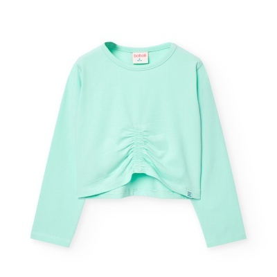 Camiseta malha elástica para menina caribe