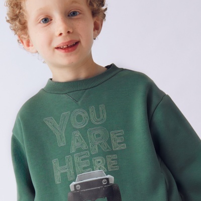 Sweat serigrafia "coche"