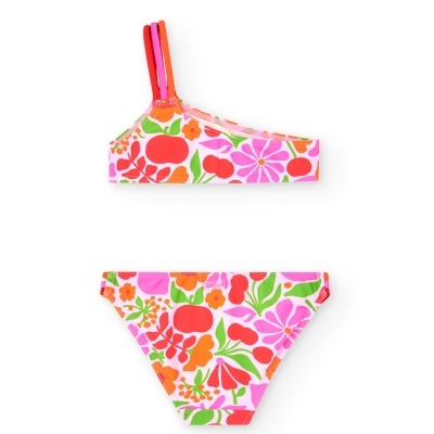 Biquini floral para menina estampado