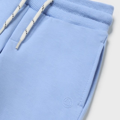 Calça felpa básica punhos