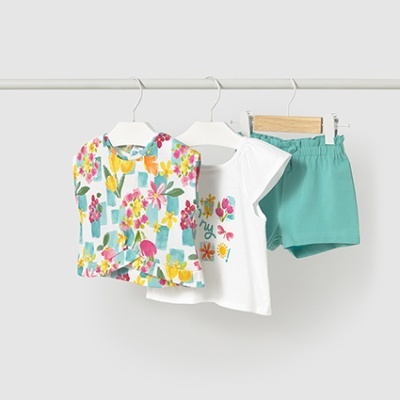 Conj. short 2 t´shirts