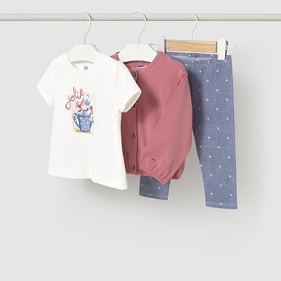 Conj. leggings 3 peças