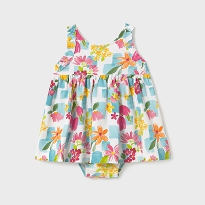 Vestido estampado c/ cuequita