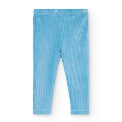 Legging veludo elástico para o bebé menina