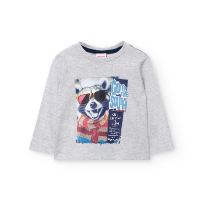 Camiseta malha para o bebé menino