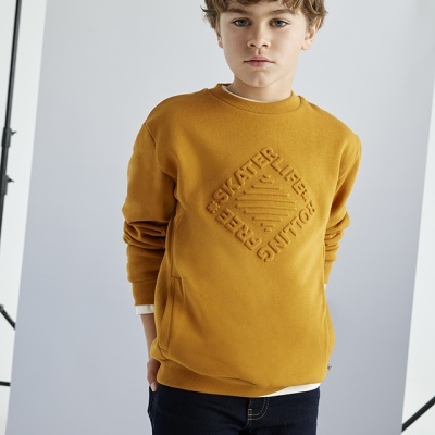 Sweat embossed s/ carapuço