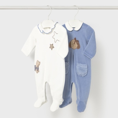 Set 2 fato bebé tundosado