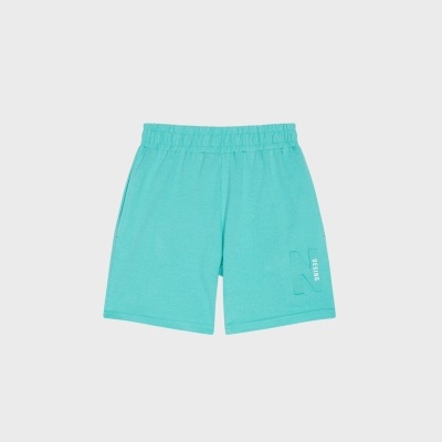 Calção Felpa azul claro