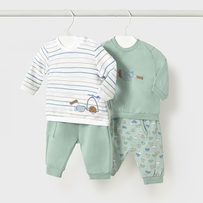 Conj. malha 4 peças compridas