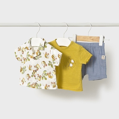 Conj. calção sobrecamisa