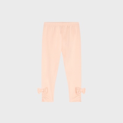 Leggings compridas rosa pêssego