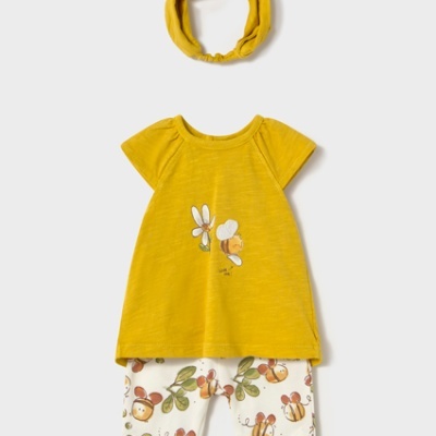 Conj. leggings capri e bandolete