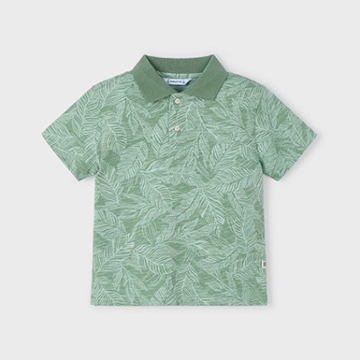 Polo m/curta estampada