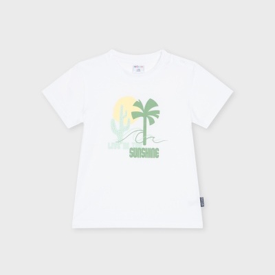 T-shirt branca Sunshine