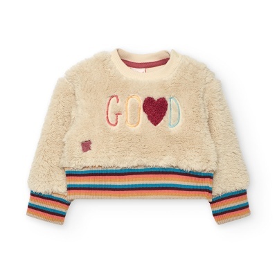 Sweatshirt para o bebé menina
