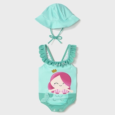 Fato de banho de chapéu