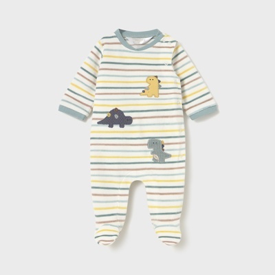 Conj. bebe tundosado riscas